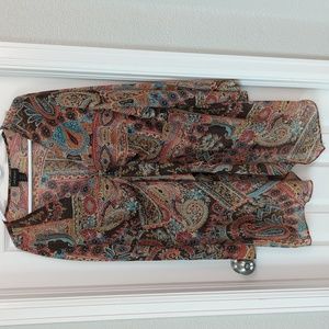 Lane Bryant boho paisley top size 22/24
